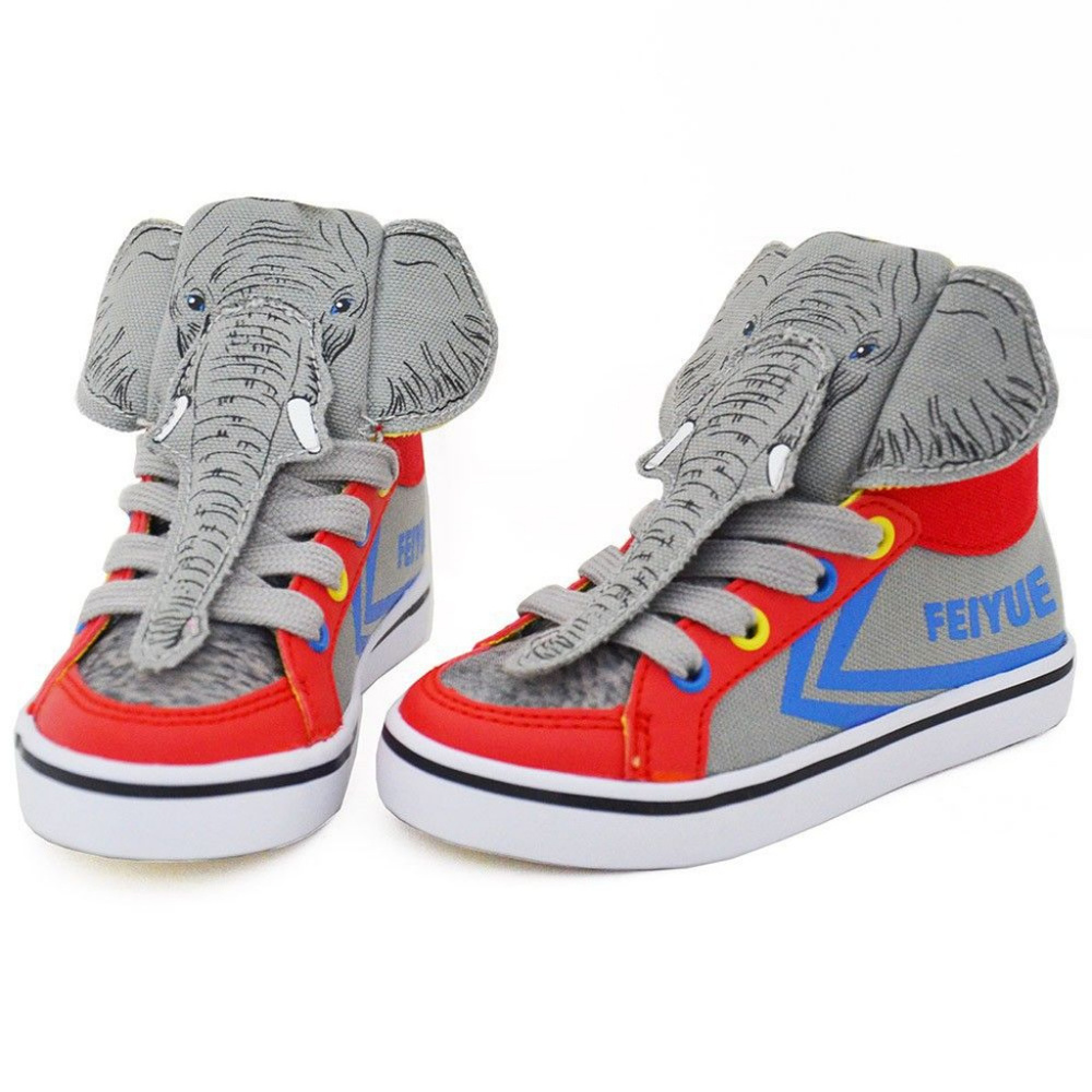 NWT FEIYUE Baby Boys Hi-Top Sneakers Size 4